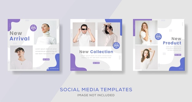 Sale fashion banner template for social media premium vector