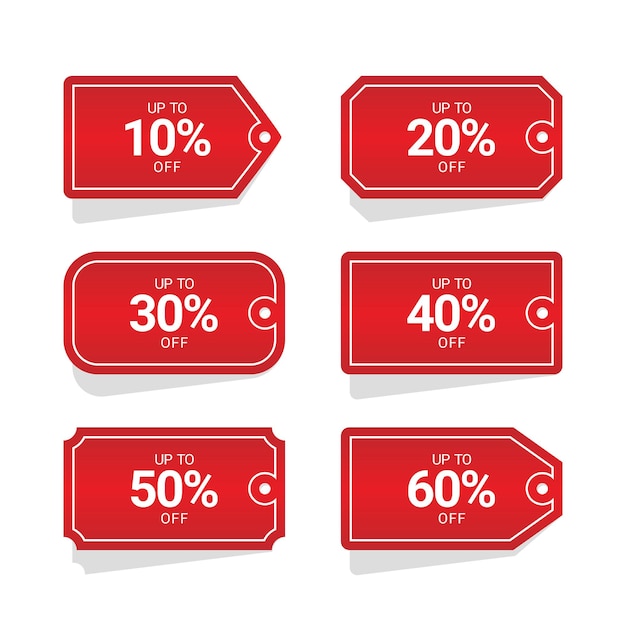 Sale label promotion design template