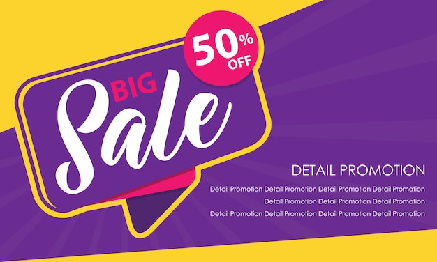 Sale Promotion Banner Template