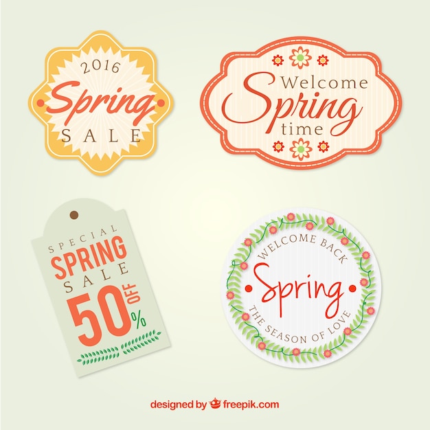 Sale spring badges pack