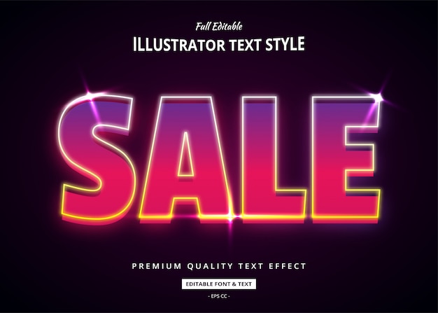 Sale Text Effect