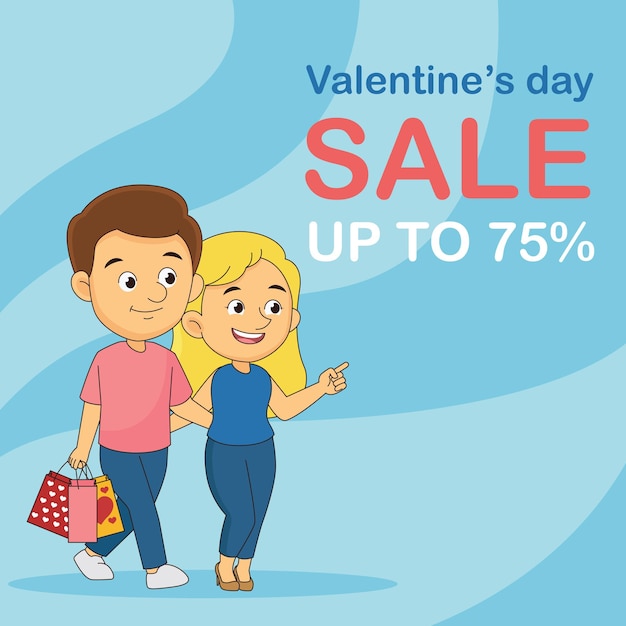 Sale on Valentines day up to 70 percent flyer