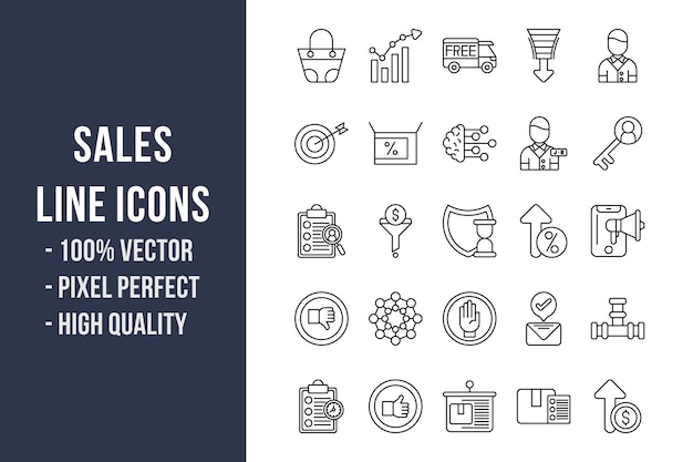 Sales Line Icons