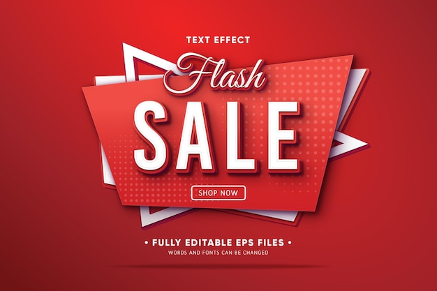 Sales promo with abstract shapes