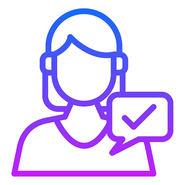 Sales Rep Female Vector Illustration