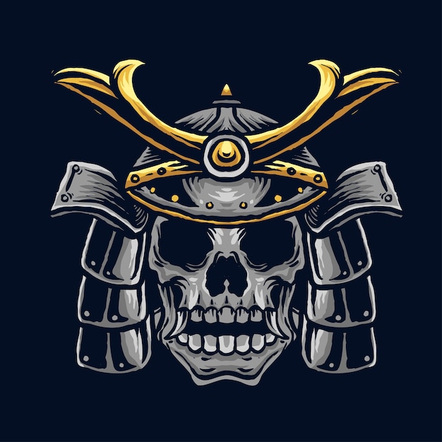 Samurai skull