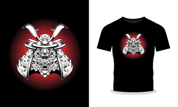 Samurai vector tshirt design