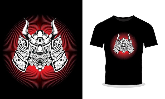 Samurai vector tshirt design