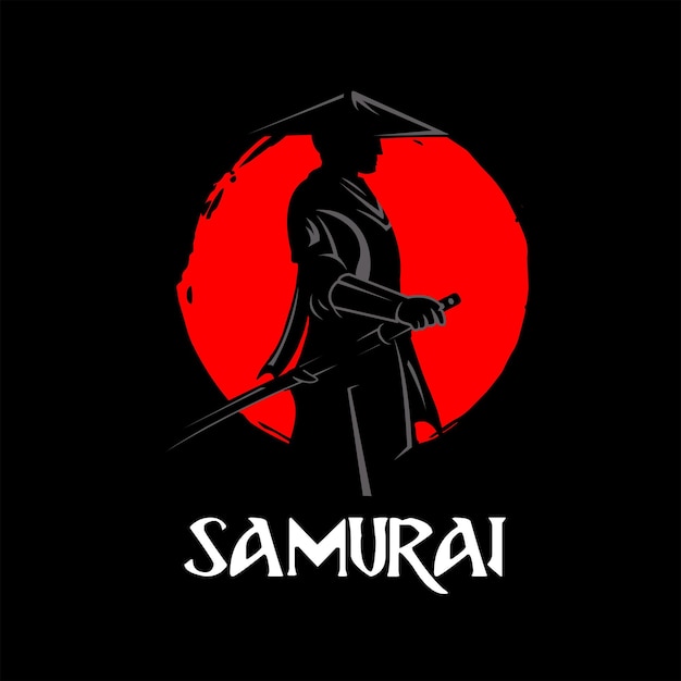 Samurai warrior Logo Design