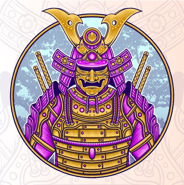 Samurai Warrior Vector