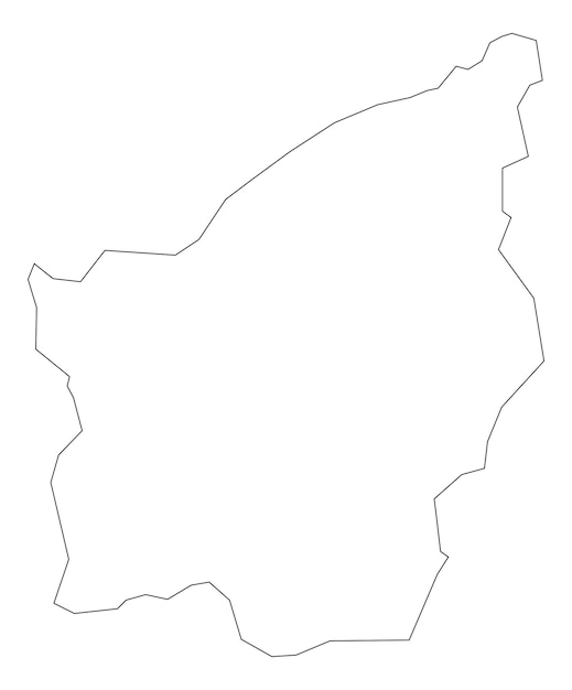 san_marino Map design outline Map illustration