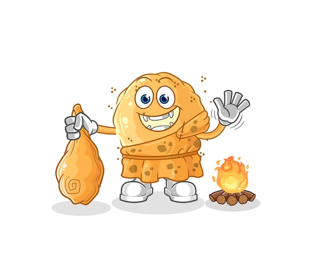 Sand ball ancient cartoon cartoon mascot vector