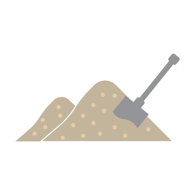 Sand icon vector