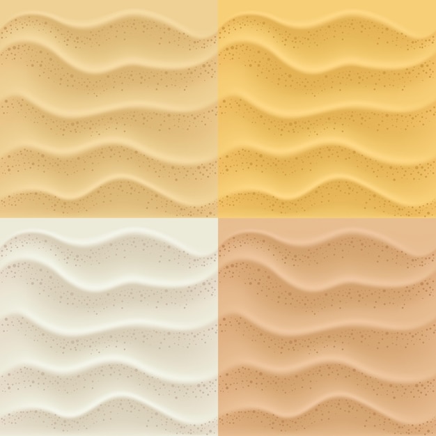 sand wave patterns vector illustration