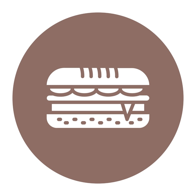 Sandwich icon vector image Can be used for Bar