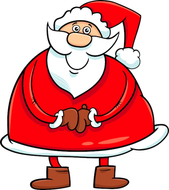 Santa claus cartoon character