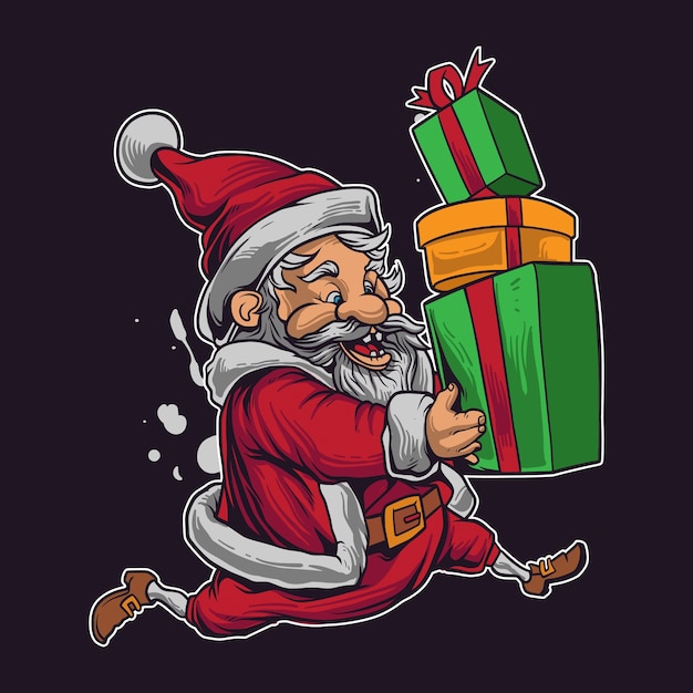 Santa Claus cartoon illustration