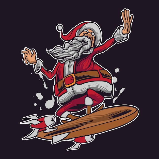 Santa Claus cartoon illustration