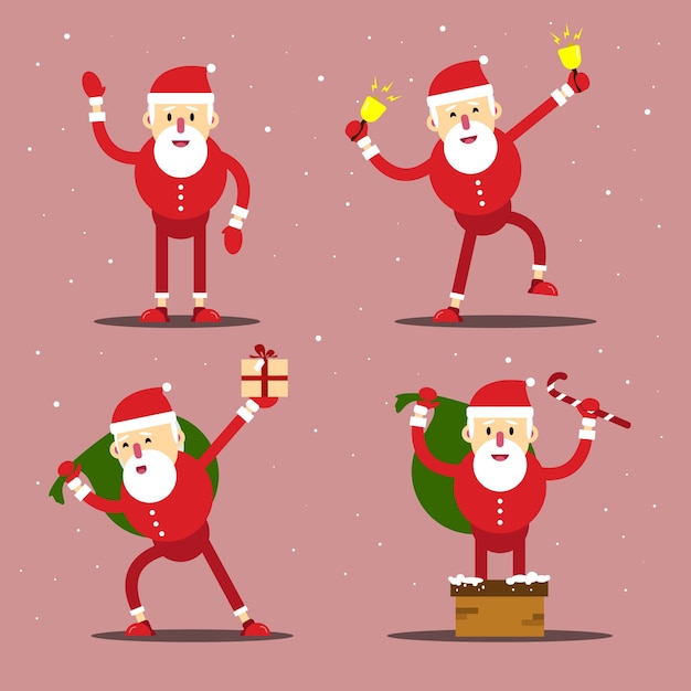 Santa Claus character illustration 