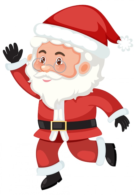 Vector a santa claus character