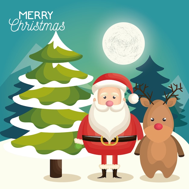 santa claus christmas character 