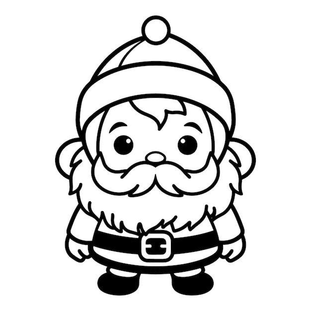 Santa Claus Christmast vector illustration