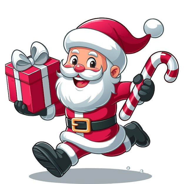 Vector santa claus clipart