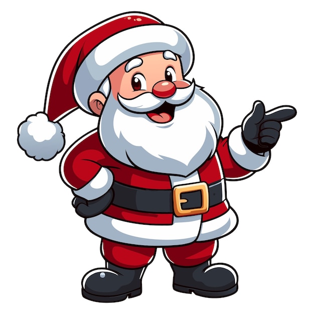 Vector santa claus clipart