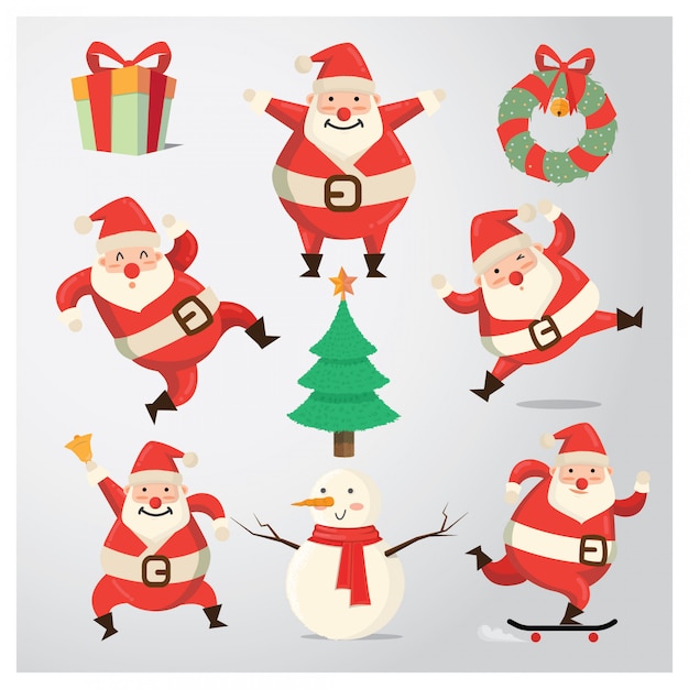 SANTA CLAUS DANCING STICKER