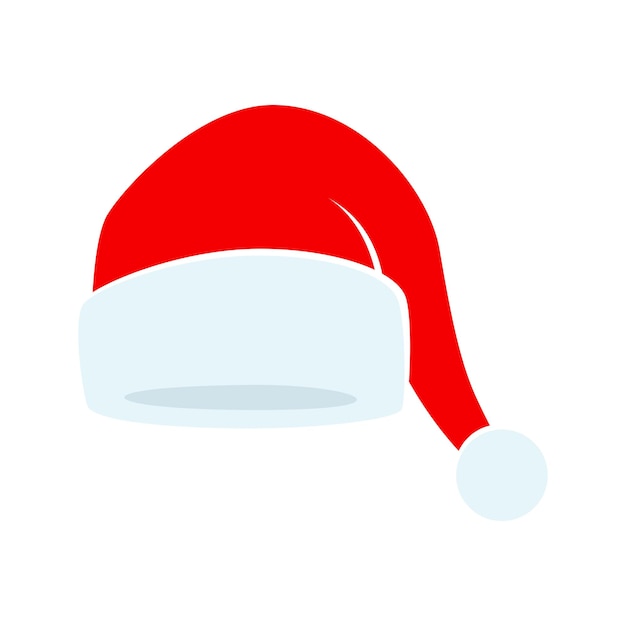 Santa Claus hat isolated illustration