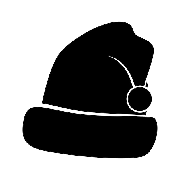 Santa Claus hat isolated illustration