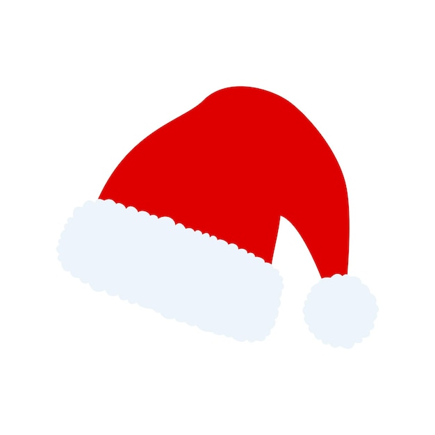 Santa Claus hat isolated illustration