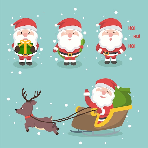 Santa Clause Character Set