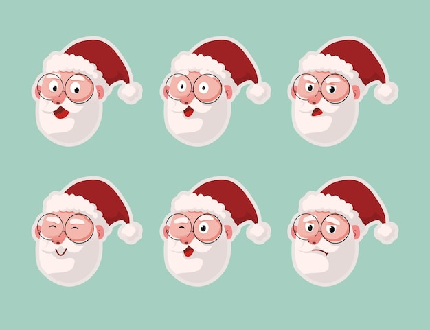 Santa clause expression character set collection