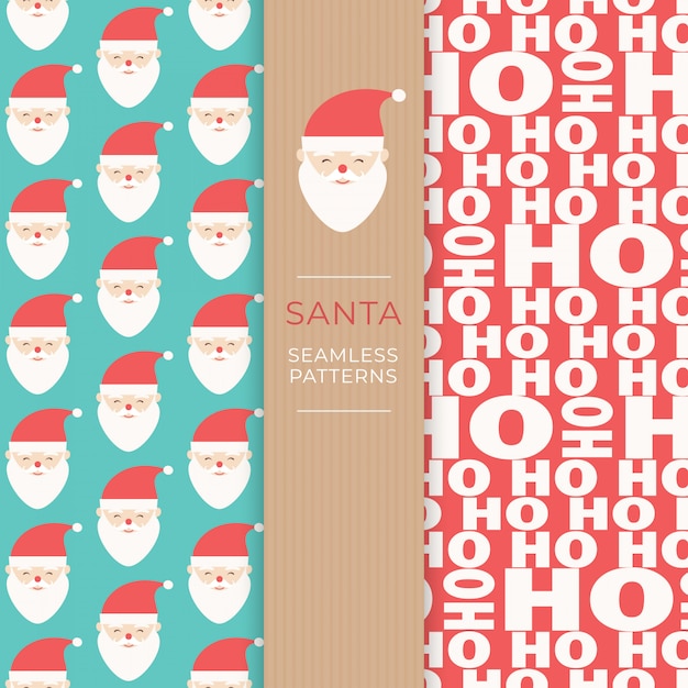 Santa Seamless Patterns