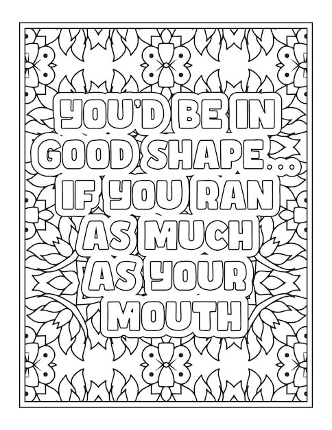 Sarcastic Quotes Coloring Pages