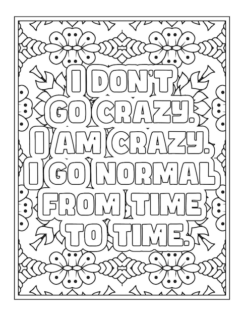 Sarcastic Quotes Coloring Pages