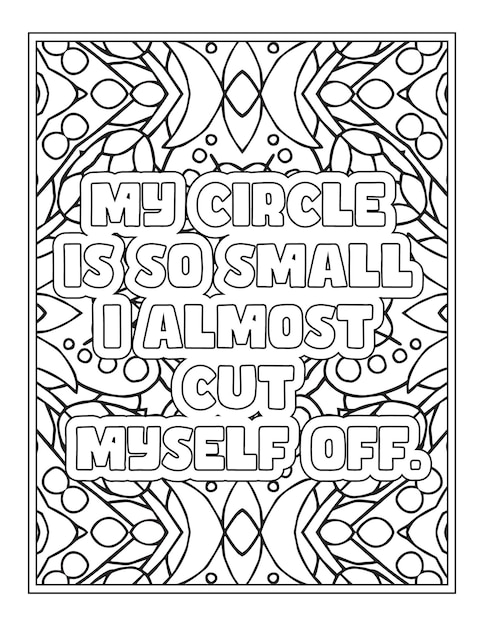 Sarcastic Quotes Coloring Pages