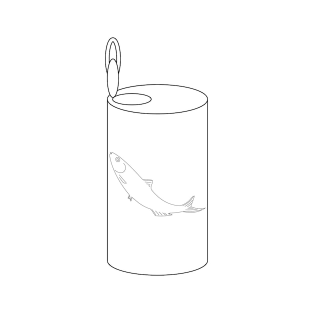 Sardine icon vector