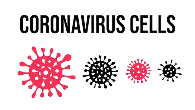 SARSCoV2 Coronavirus Bacteria Cell emblem 2019nCoV Covid2019 Coronavirus Bacteria