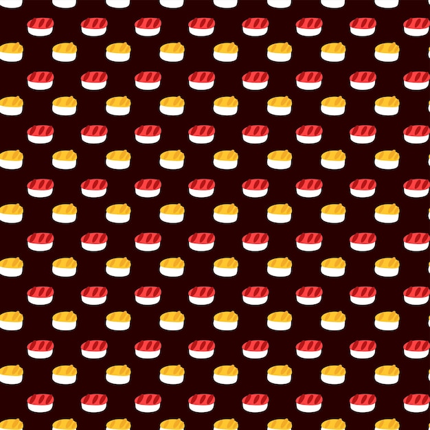 Sashimi Food Seamless Pattern