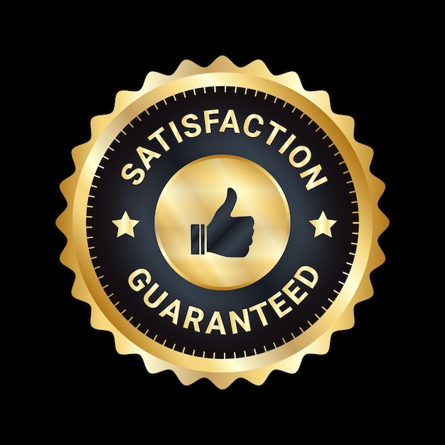 Satisfaction Guaranteed badges design