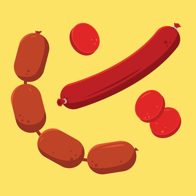 Sausage illustration