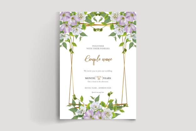 save the date invitation templates