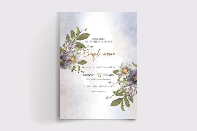 Vector save the date wedding invitation templates