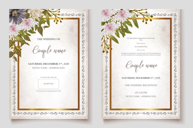 save  the date wedding invitation templates