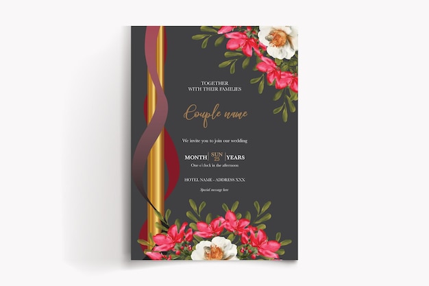 Save the date wedding invitation templates