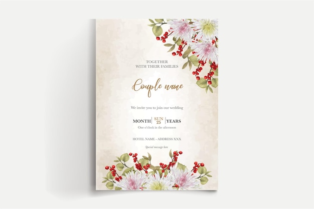 Save the date wedding invitation templates