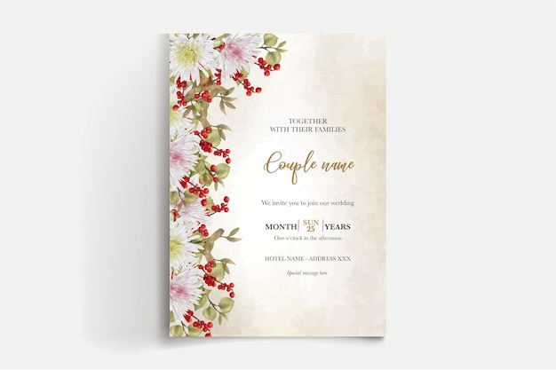 Save the date wedding invitation templates