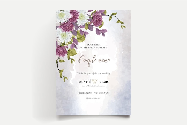 Save the date wedding invitation templates